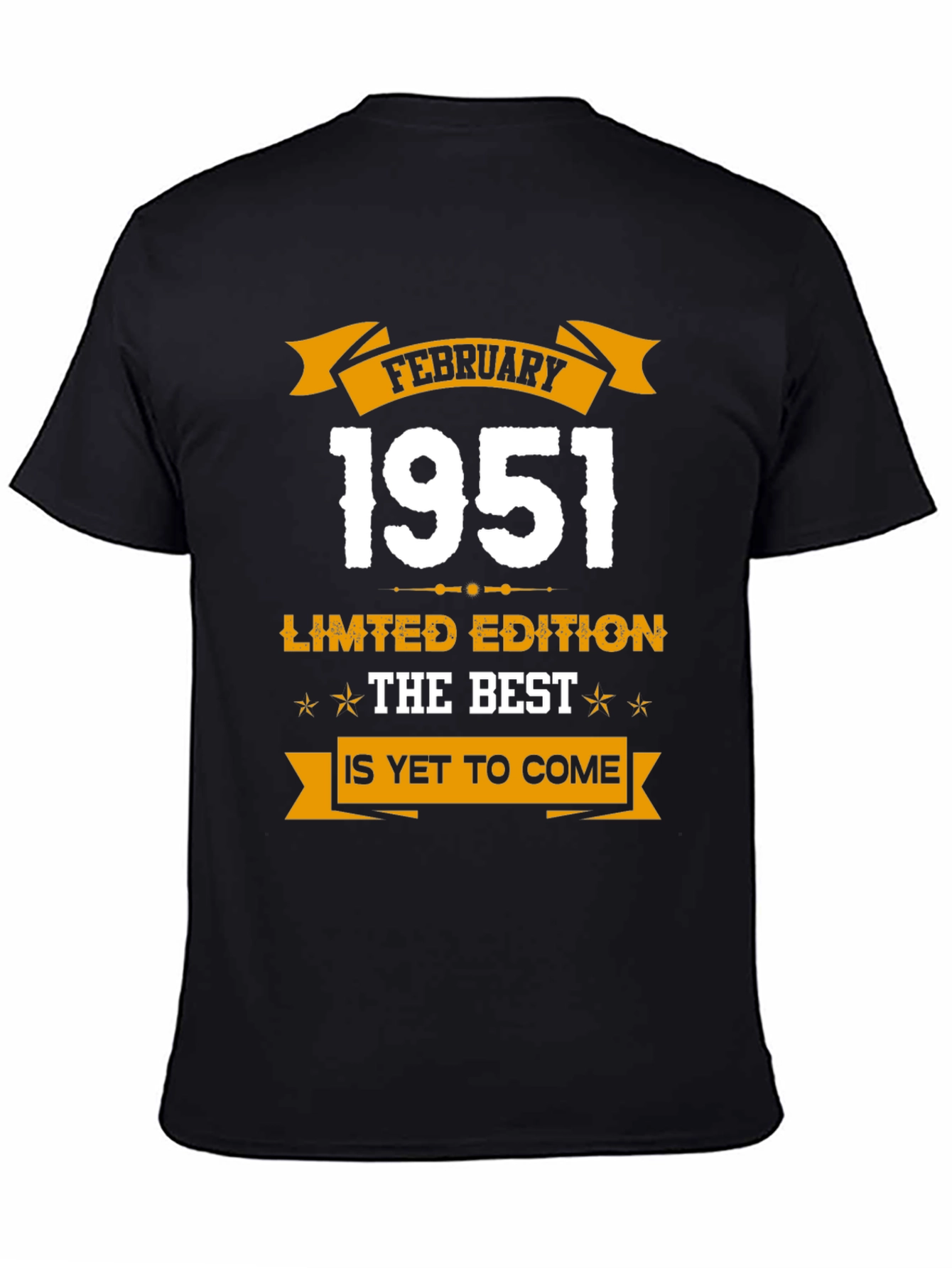 February 1951 Limited Edition Birthday T-Shirt