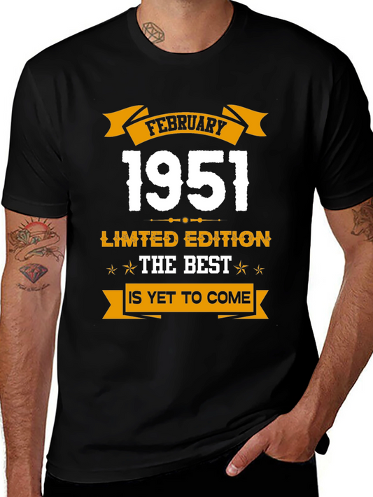 February 1951 Limited Edition Birthday T-Shirt