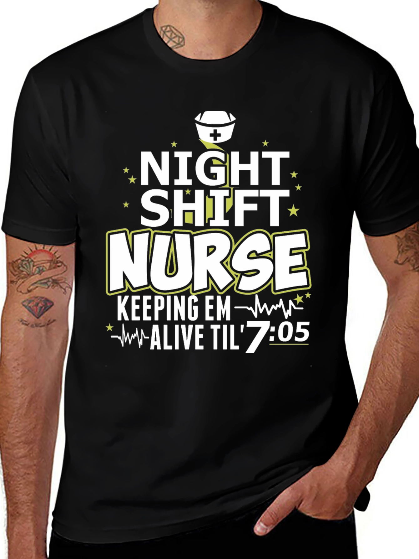Night Shift Nurse Graphic Tee