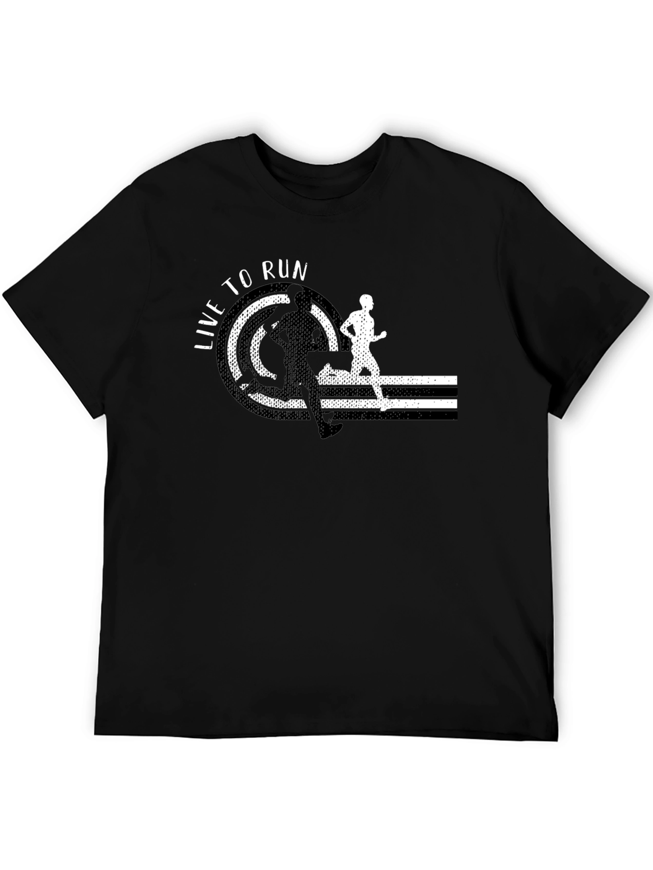 Live To Run Black T-Shirt