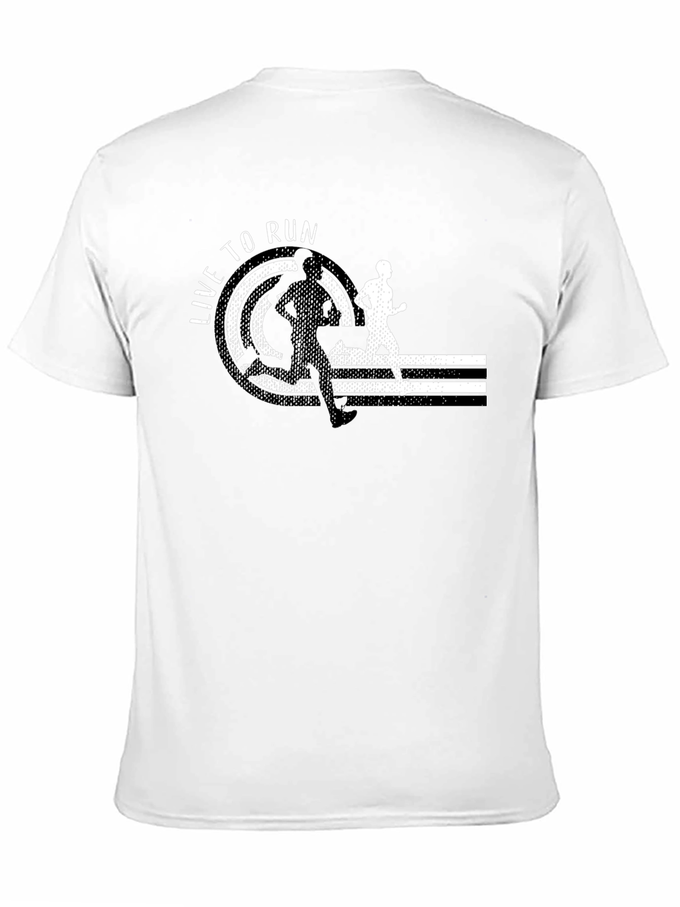 Live To Run Black T-Shirt