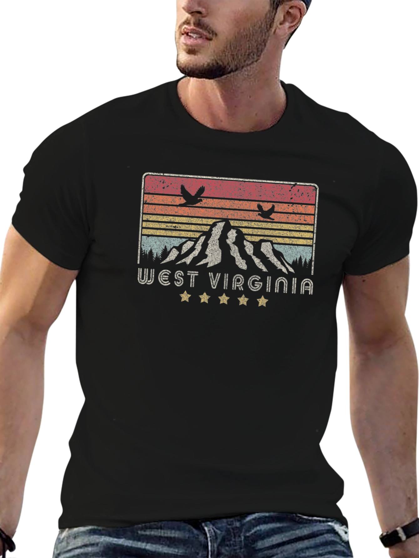 West Virginia Mountain Graphic Tee