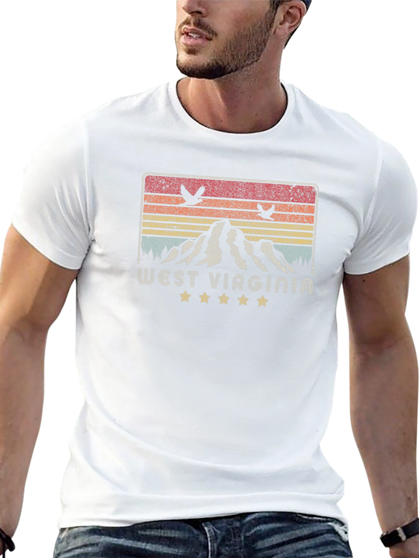 West Virginia Mountain Graphic Tee