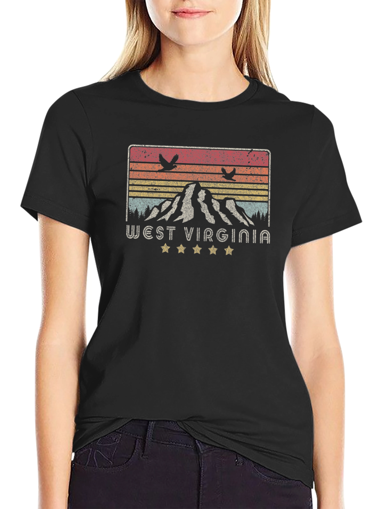 West Virginia Mountain Graphic Tee