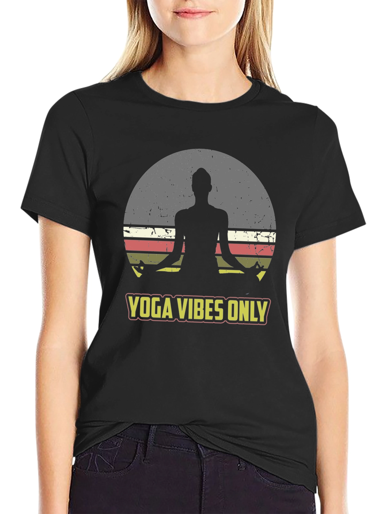 Yoga Vibes Only Graphic Tee