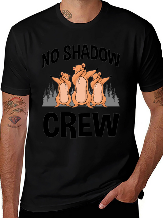No Shadow Crew T-Shirt - Funny Rodent Dab Dance Tee
