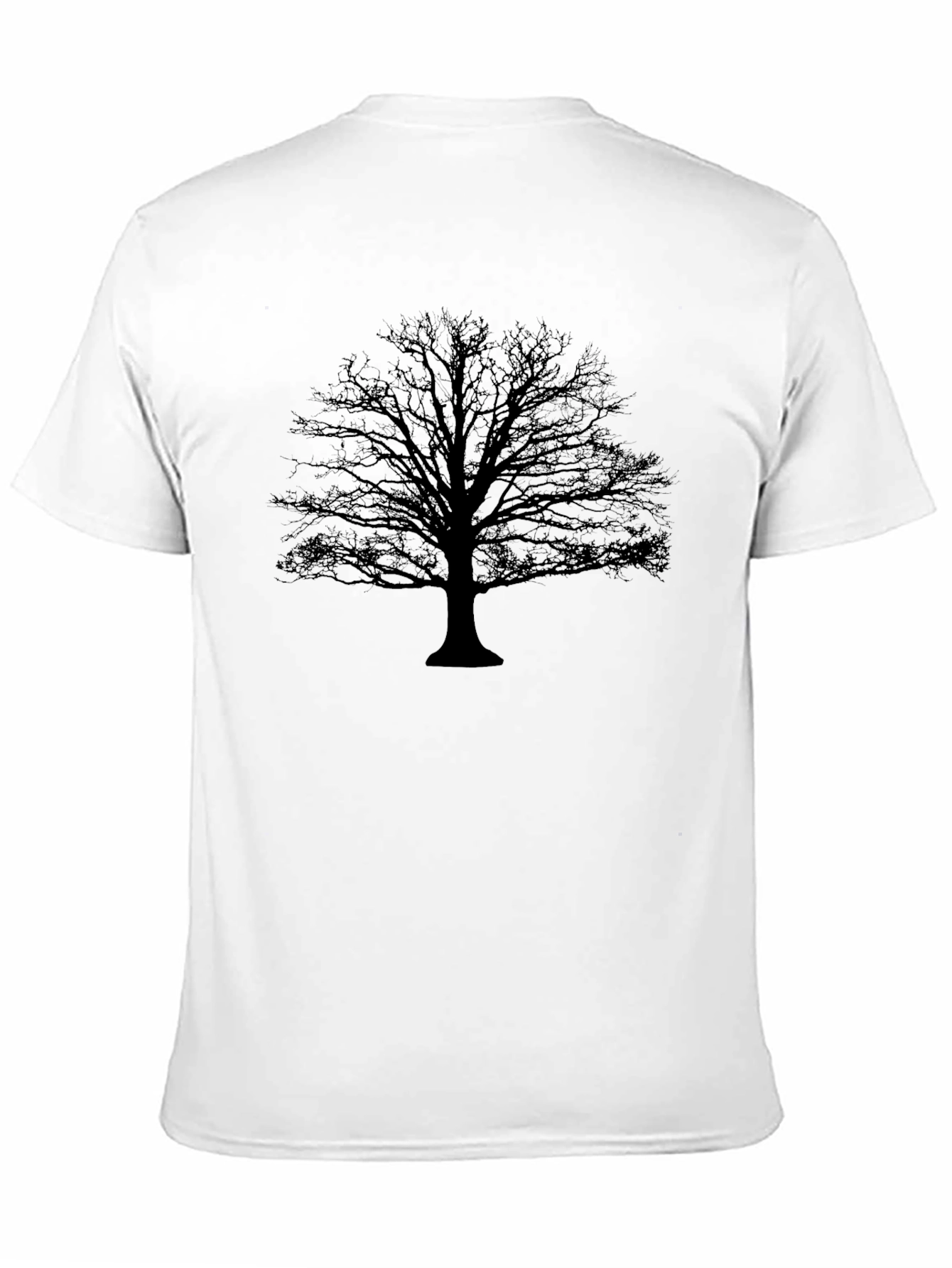 Mens Black Tree Graphic T-Shirt