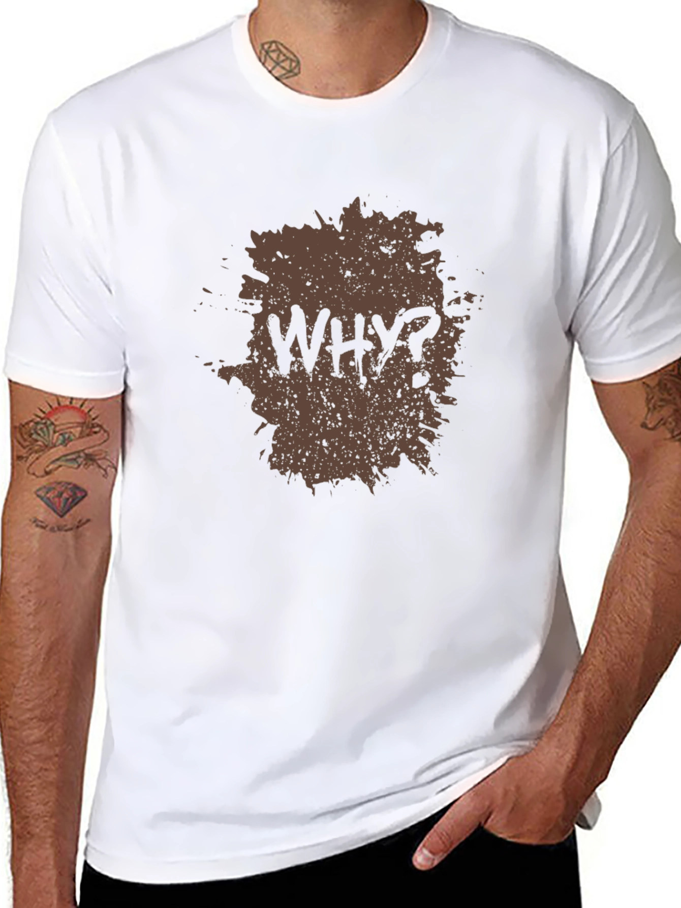 Why T-Shirt: Graphic Print Tee for Men