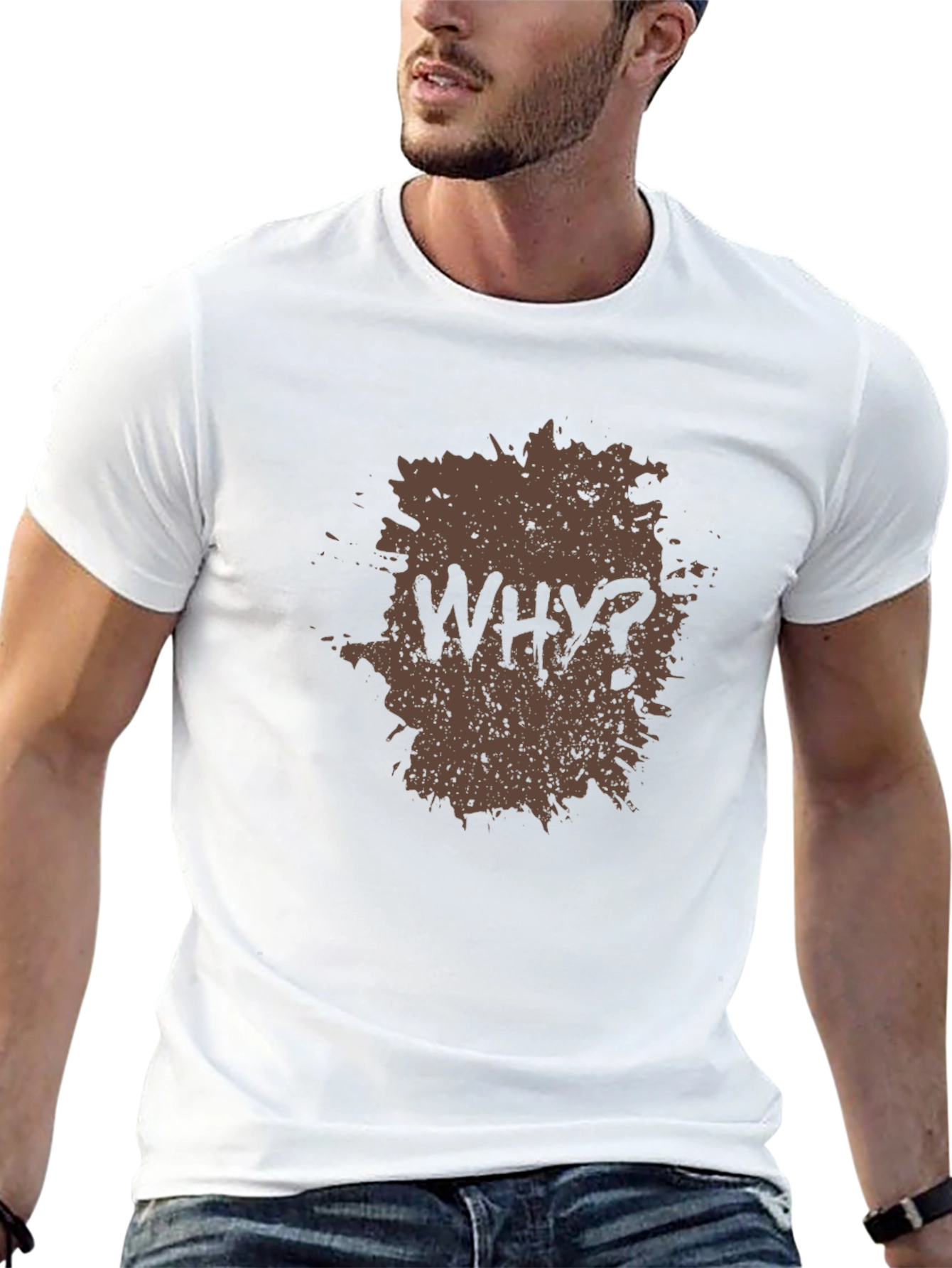 Why T-Shirt: Graphic Print Tee for Men