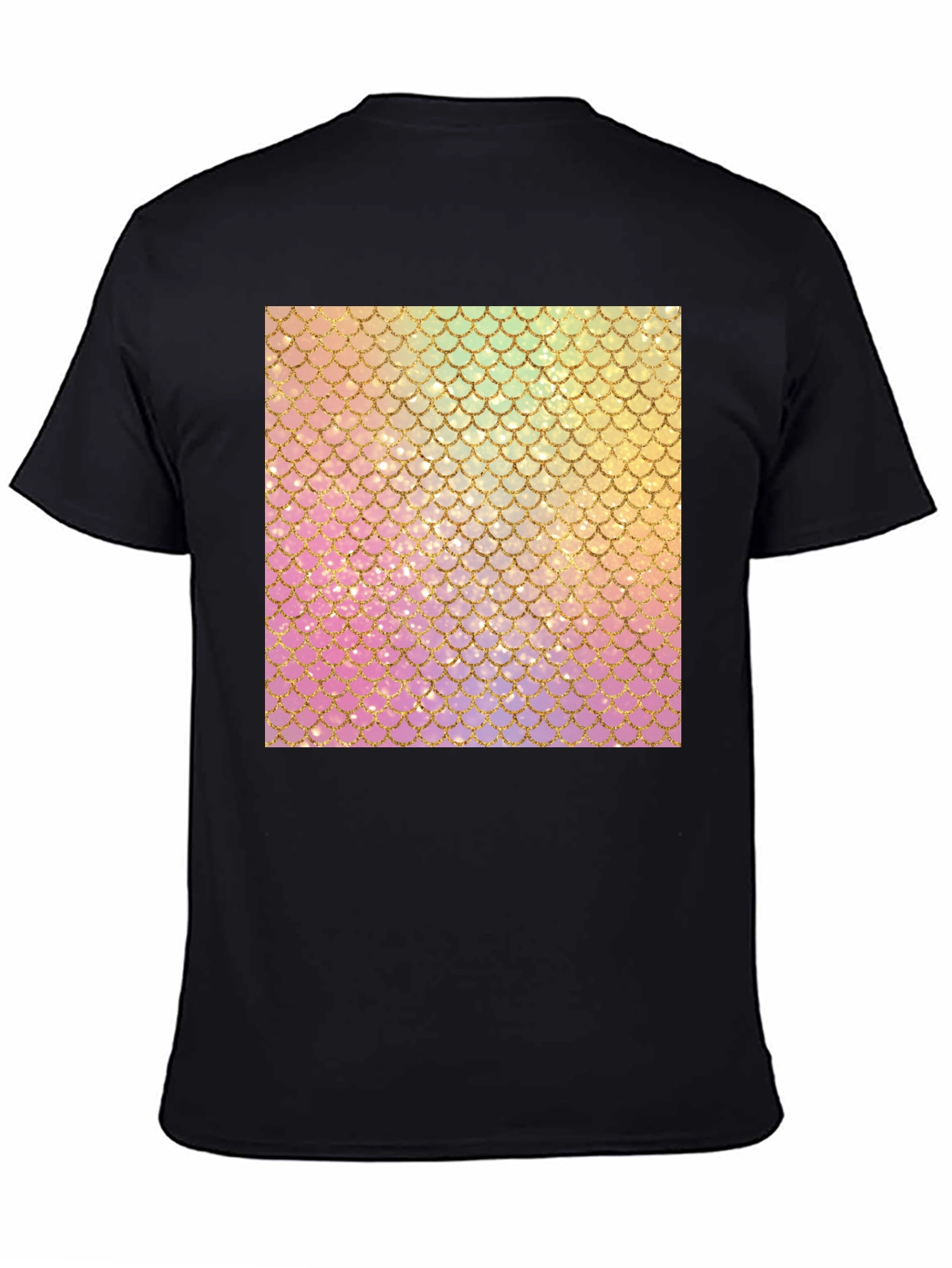 Mermaid Scales Graphic Tee - Trendy T-Shirt