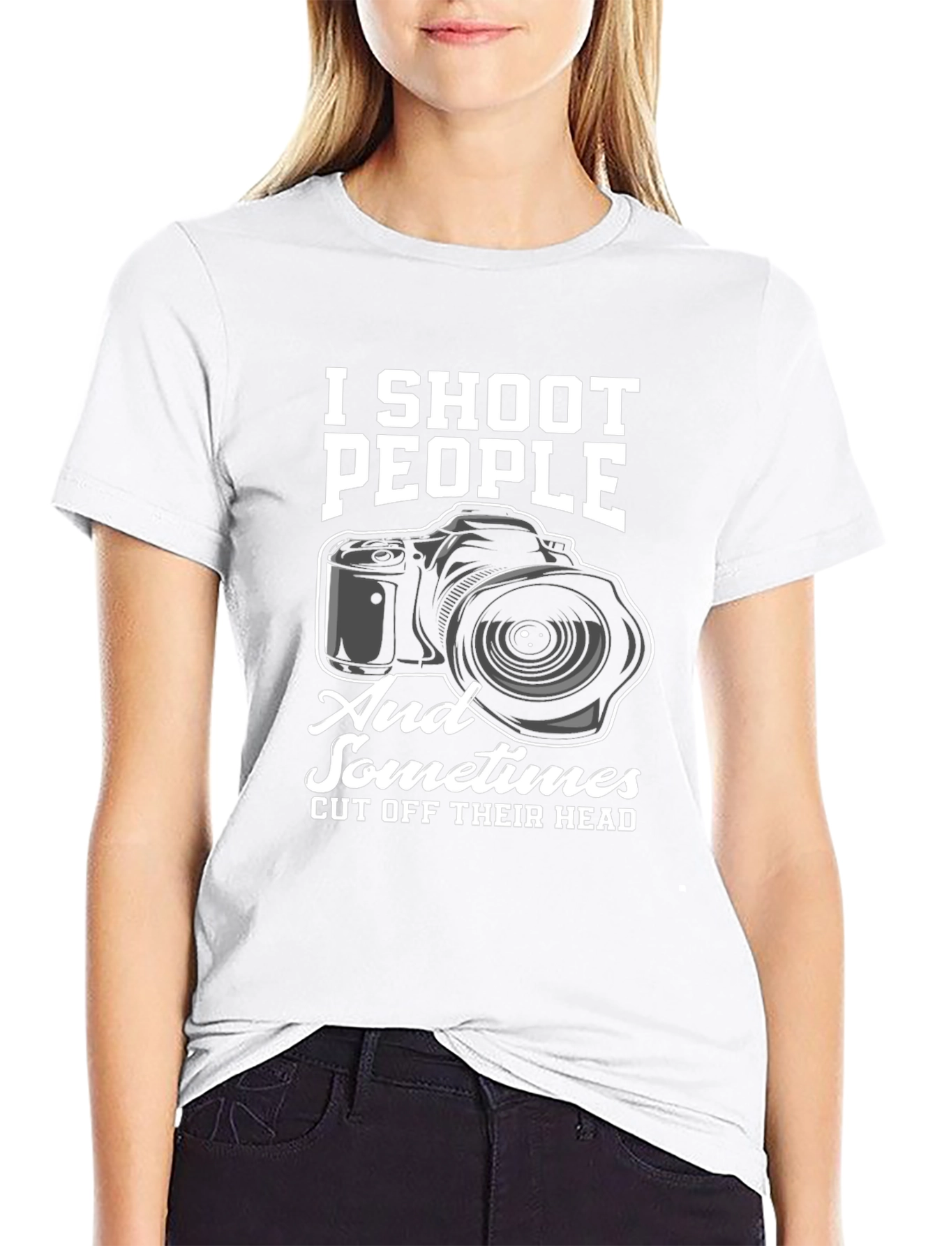 I Shoot People Funny Photographer T-Shirt