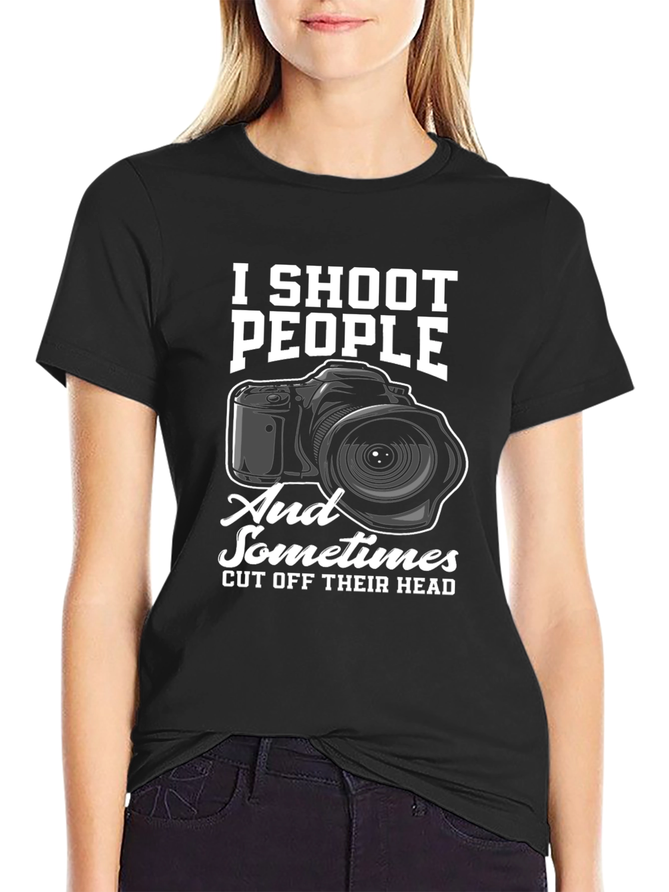 I Shoot People Funny Photographer T-Shirt