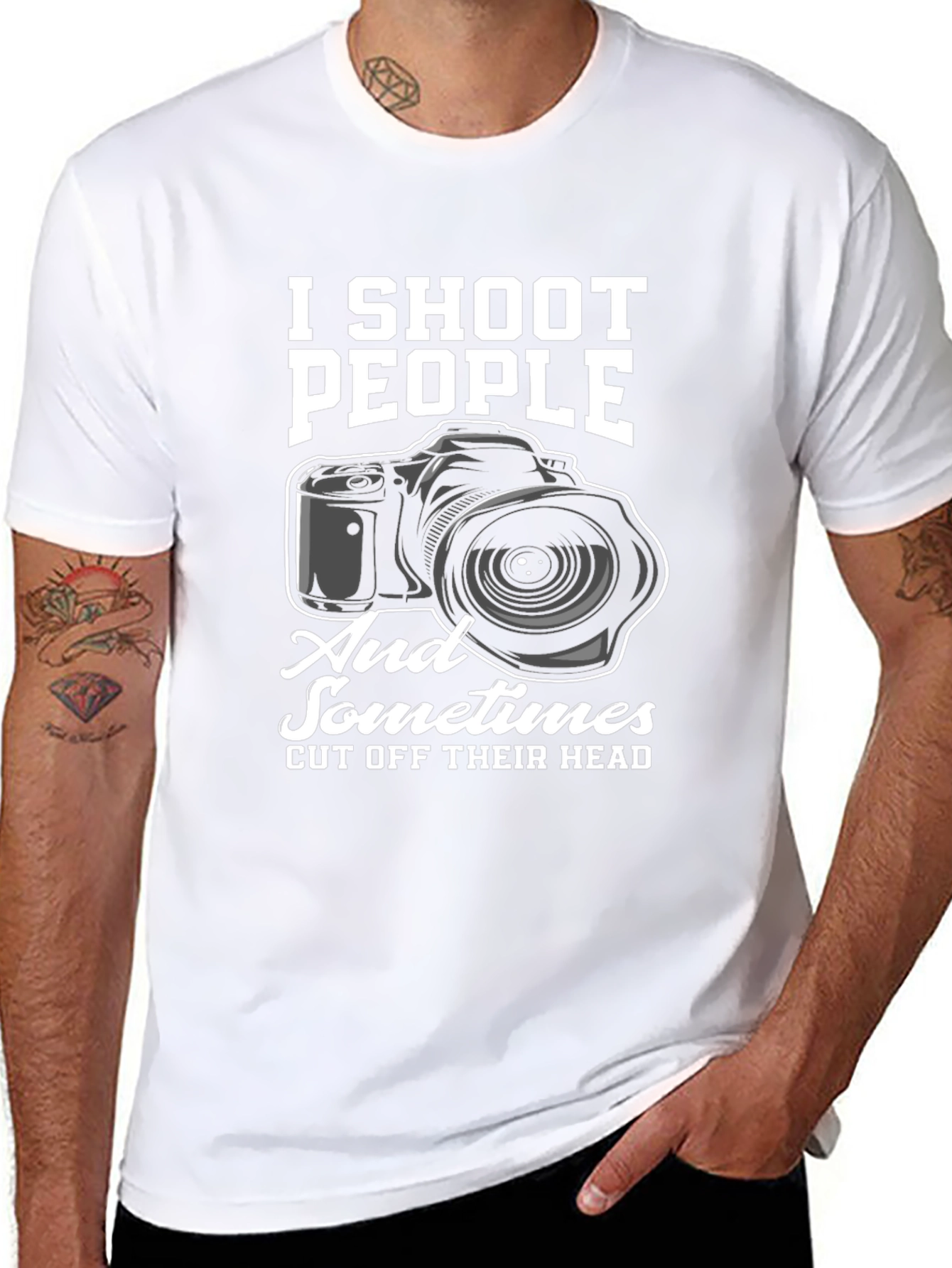 I Shoot People Funny Photographer T-Shirt