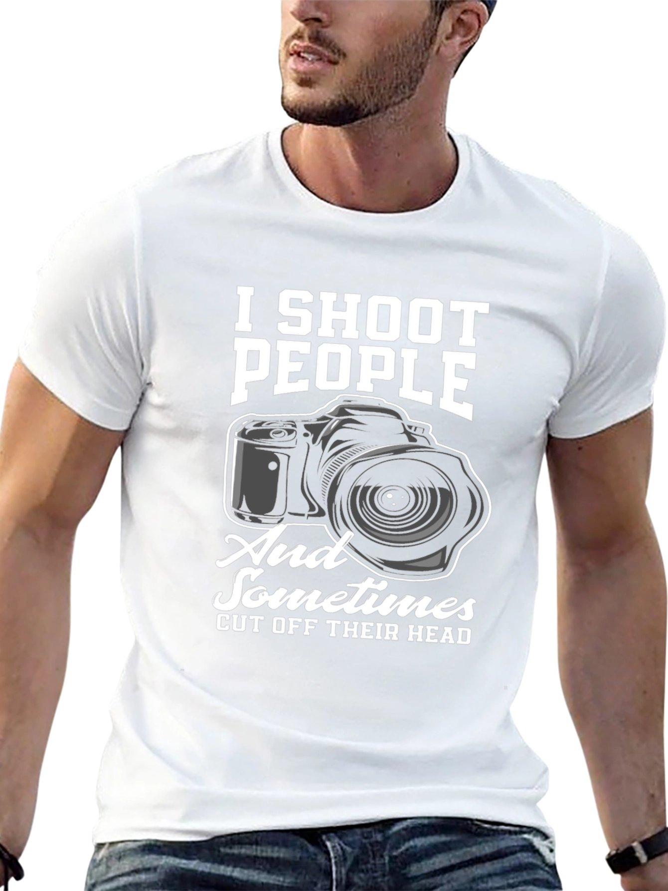 I Shoot People Funny Photographer T-Shirt