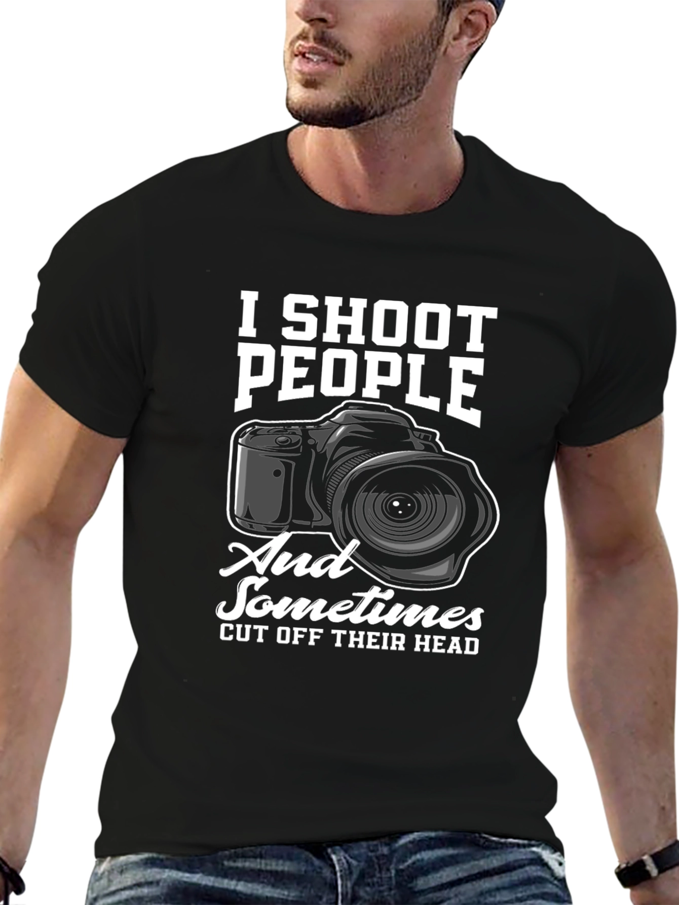 I Shoot People Funny Photographer T-Shirt