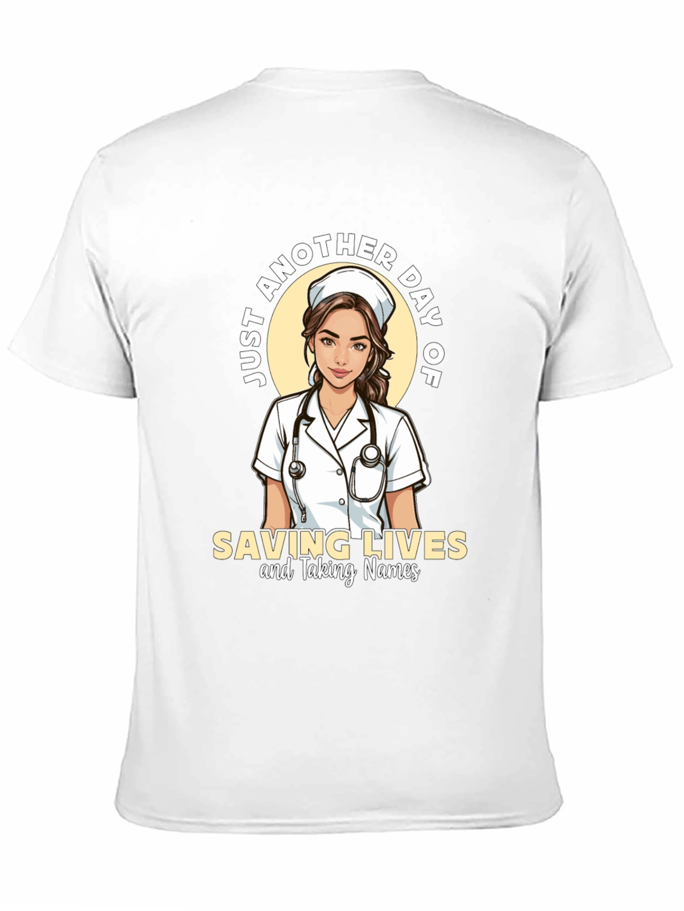 Nurse T-Shirt - Saving Lives & Taking Names