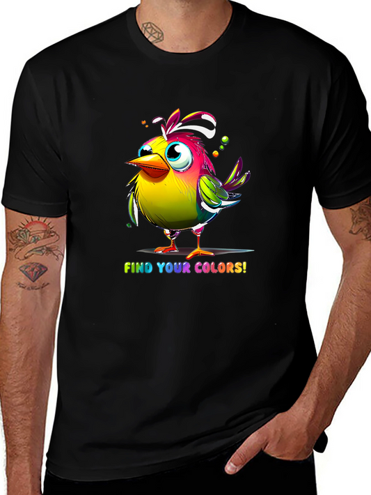Colorful Bird T-Shirt - Find Your Colors