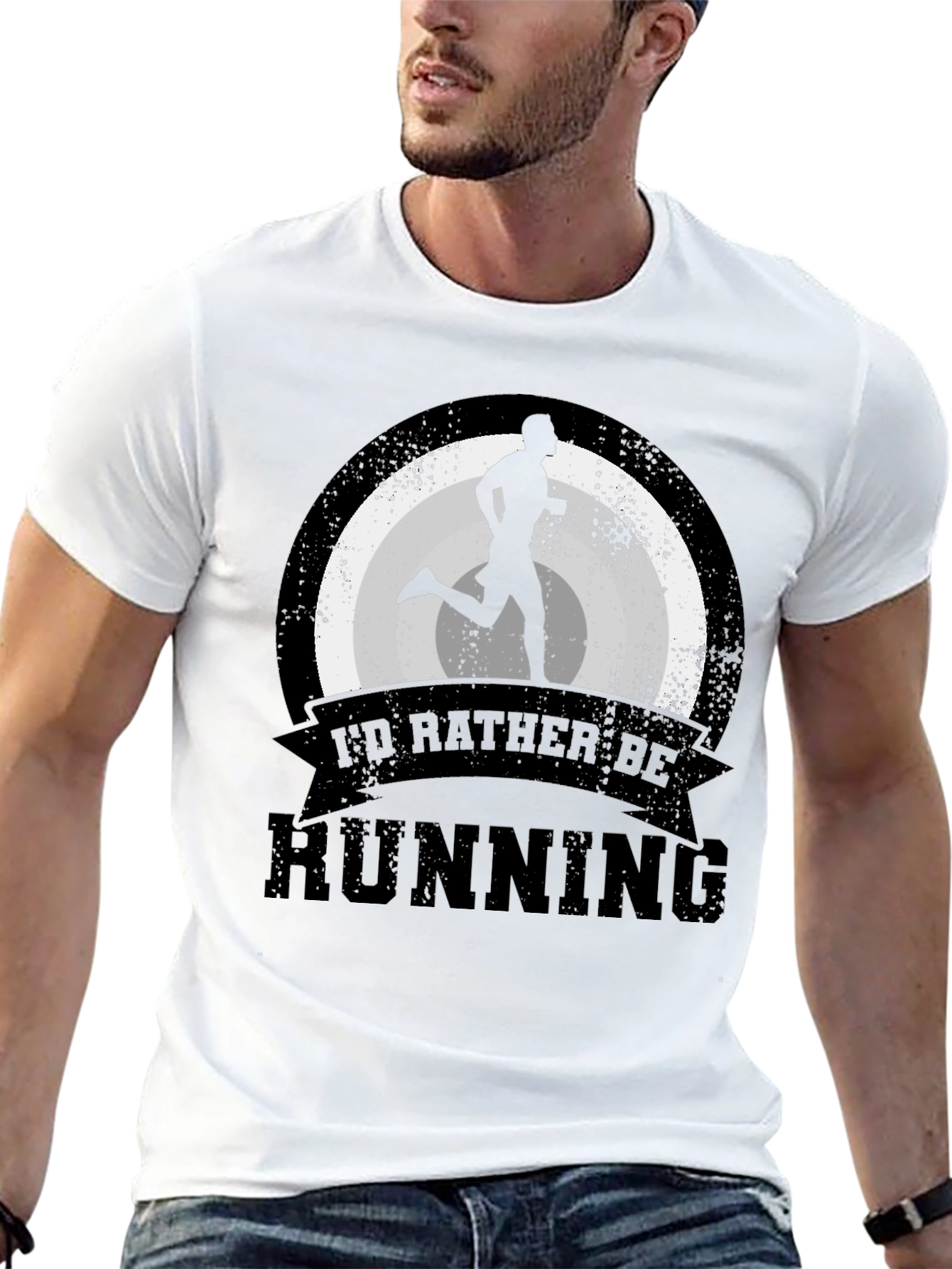 Id Rather Be Running Graphic T-Shirt