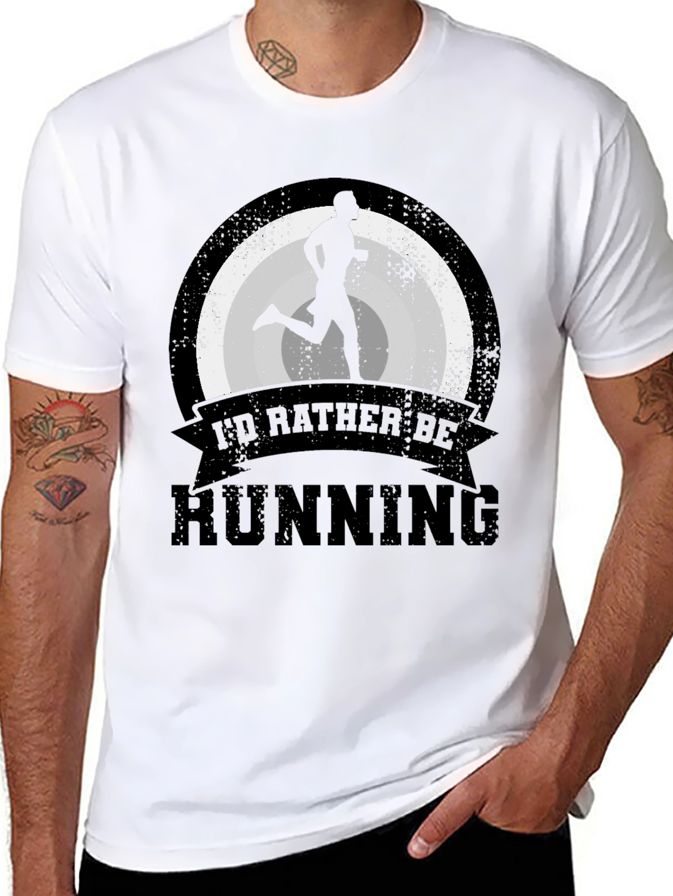 Id Rather Be Running Graphic T-Shirt