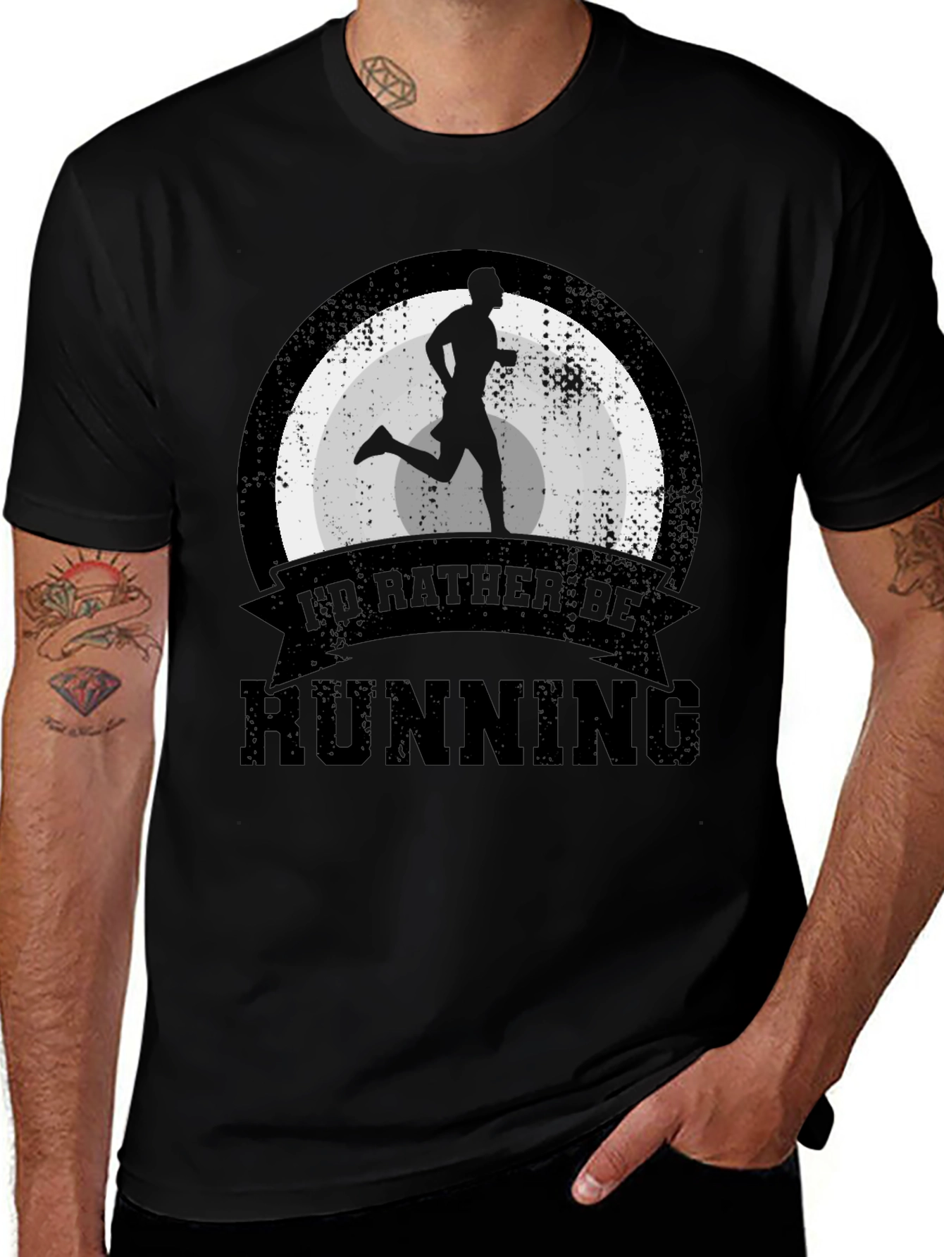 Id Rather Be Running Graphic T-Shirt