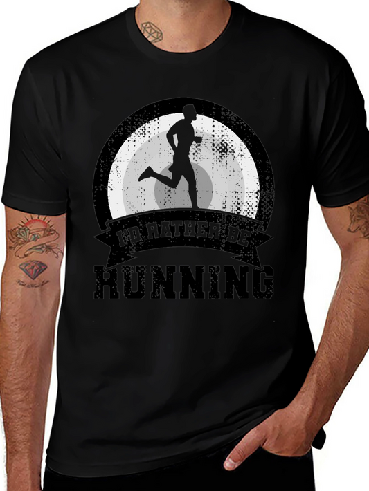 Id Rather Be Running Graphic T-Shirt
