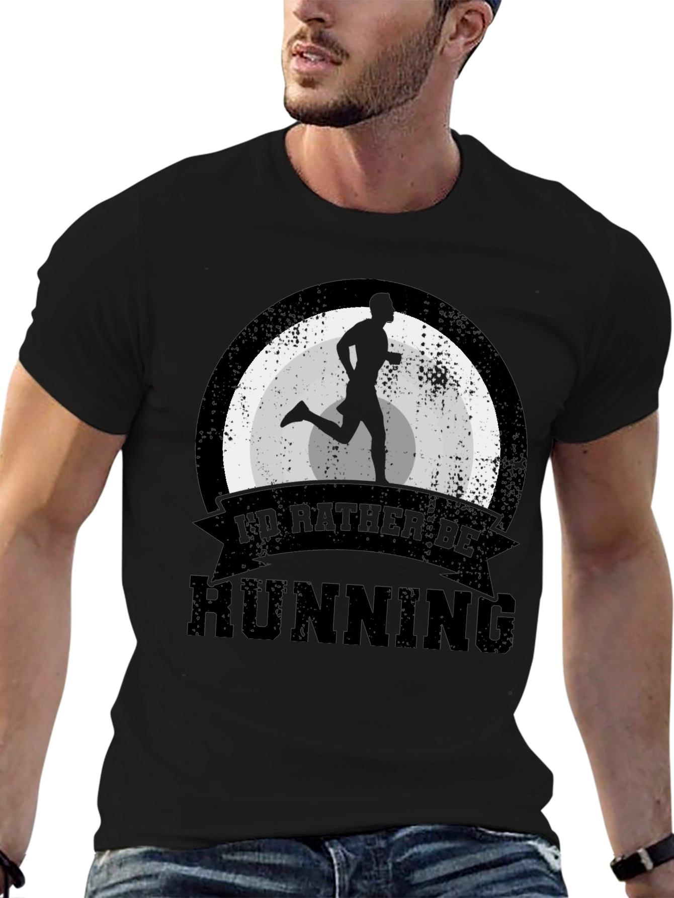 Id Rather Be Running Graphic T-Shirt
