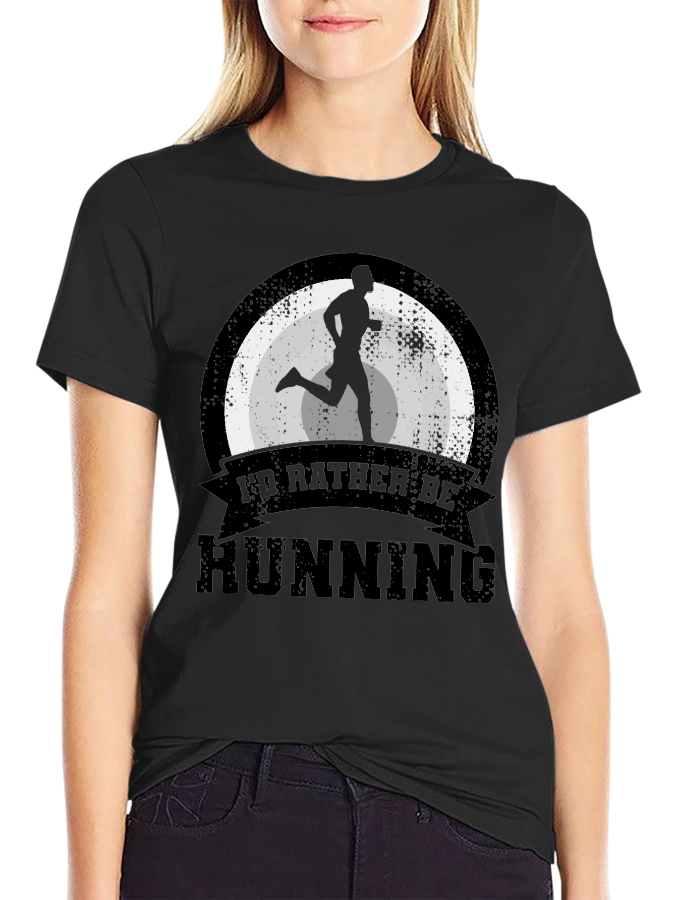 Id Rather Be Running Graphic T-Shirt