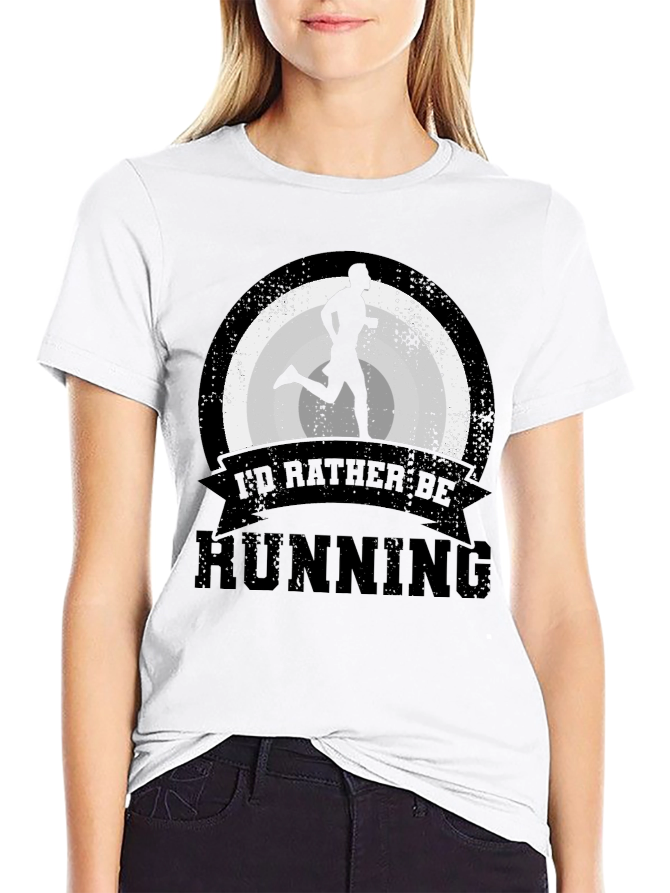 Id Rather Be Running Graphic T-Shirt