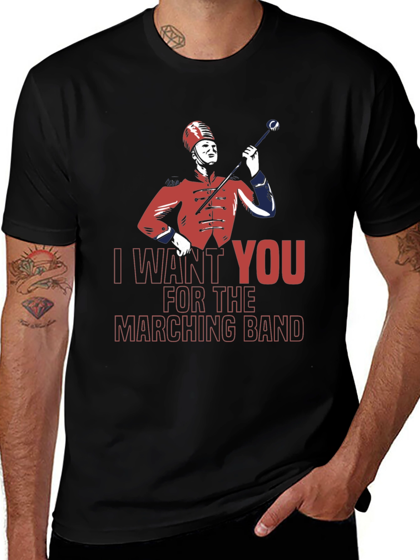 Marching Band Recruitment Graphic T-Shirt