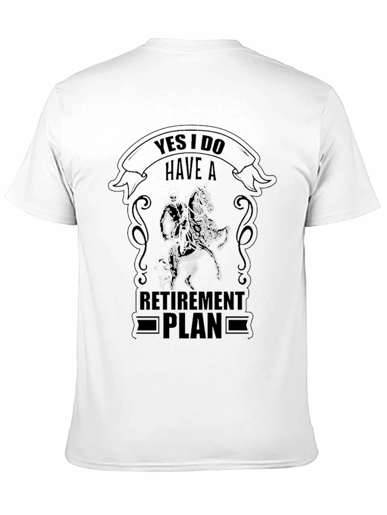 Retirement Plan Horse Graphic Tee