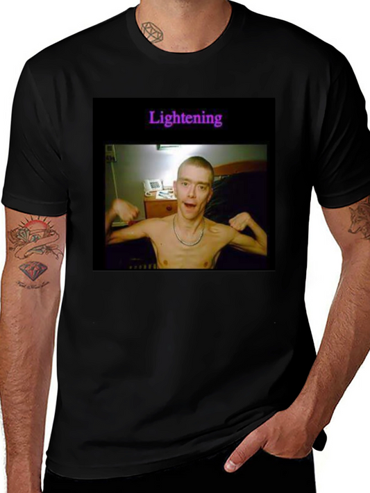 Novelty Graphic Tee - Lightening Design