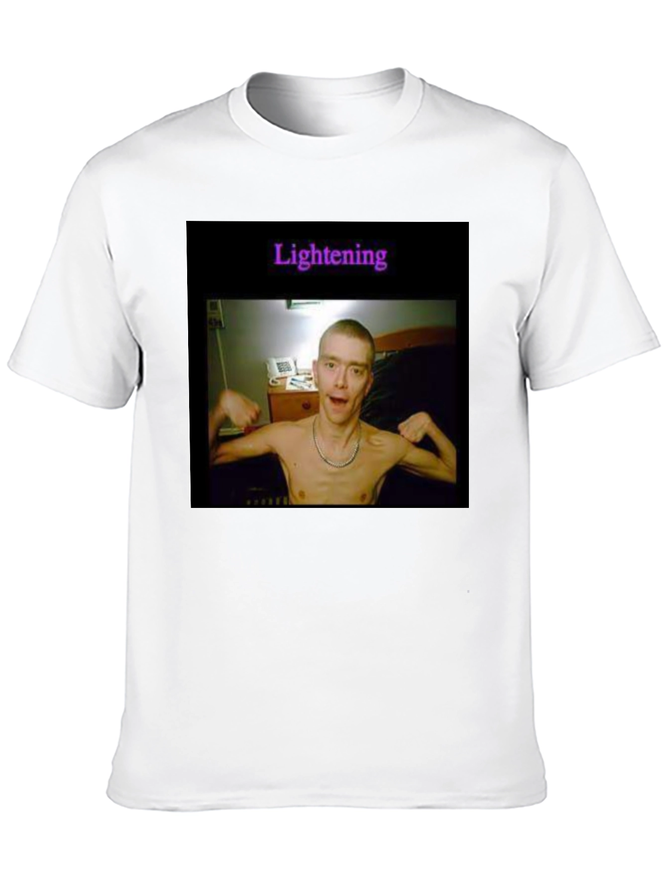 Novelty Graphic Tee - Lightening Design