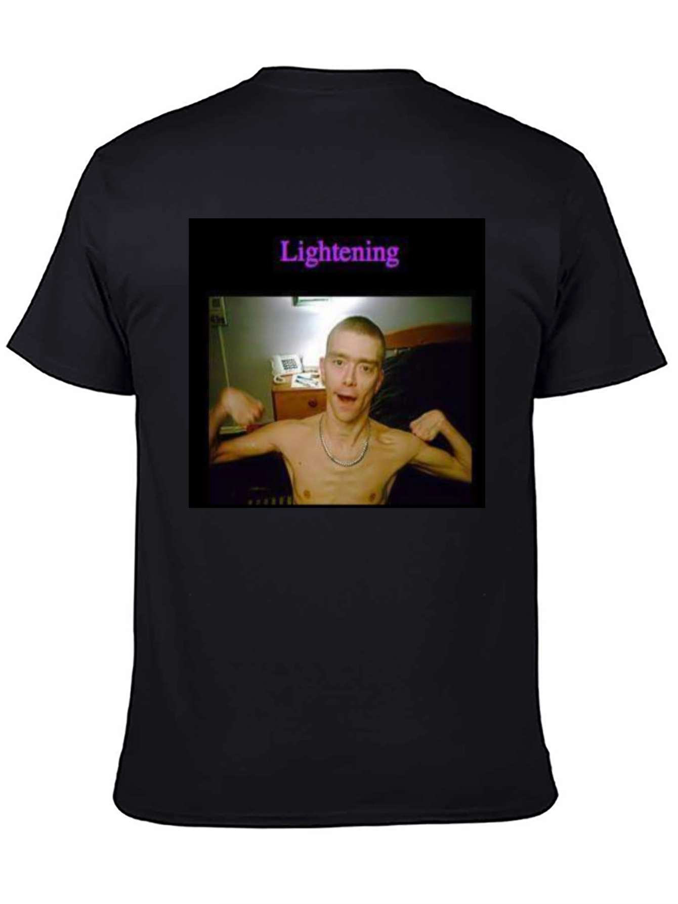 Novelty Graphic Tee - Lightening Design