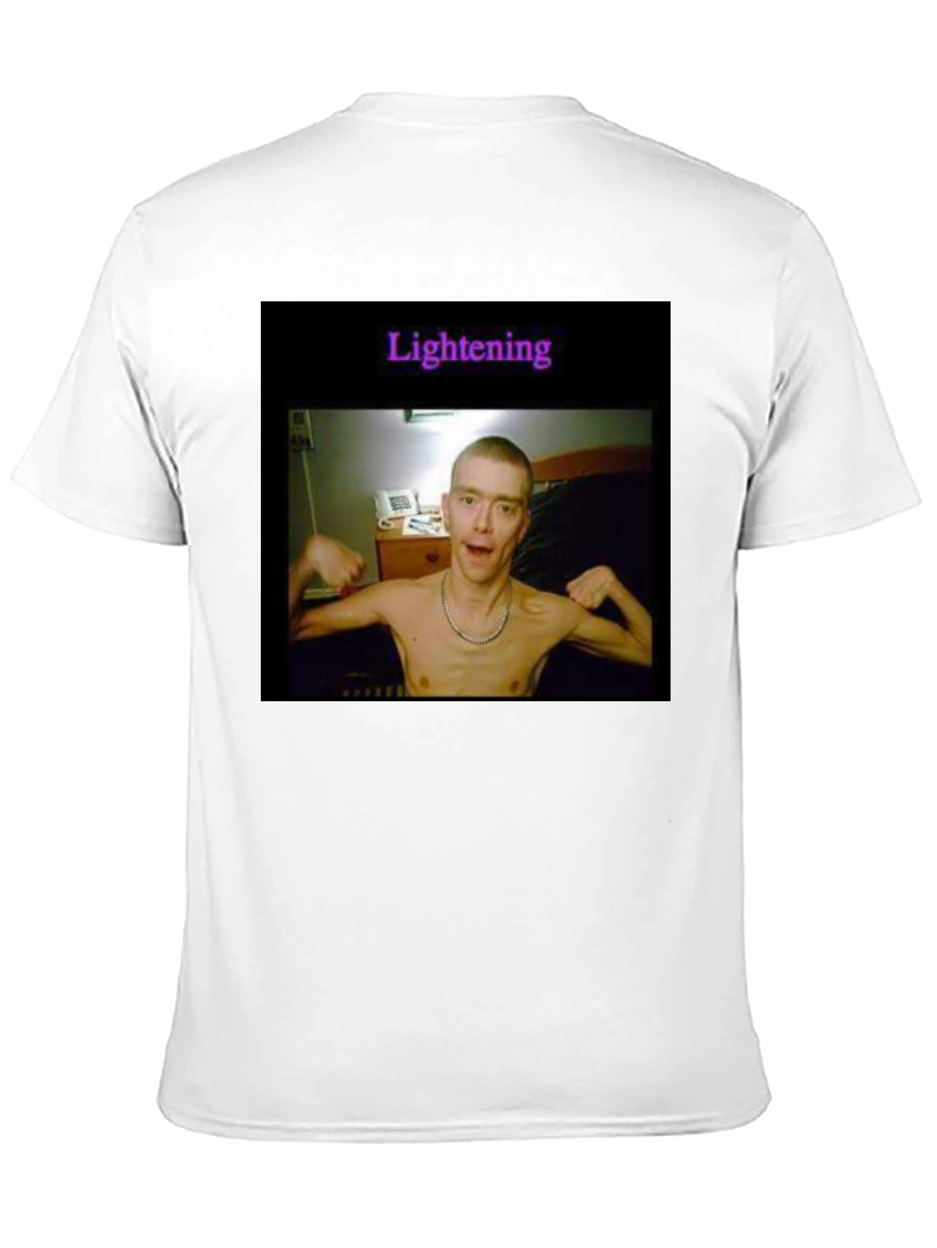 Novelty Graphic Tee - Lightening Design