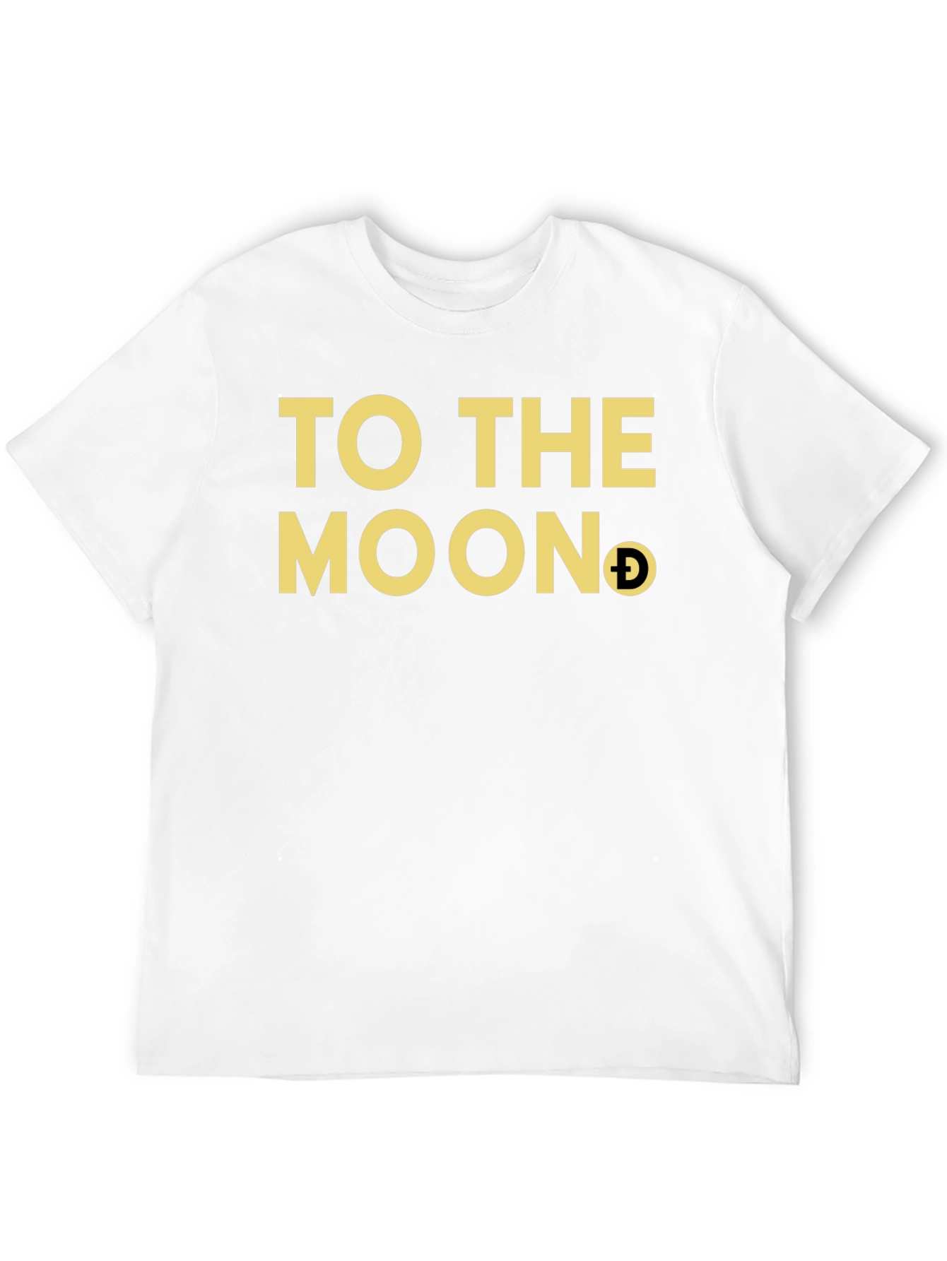 To the Moon Doge T-Shirt Black