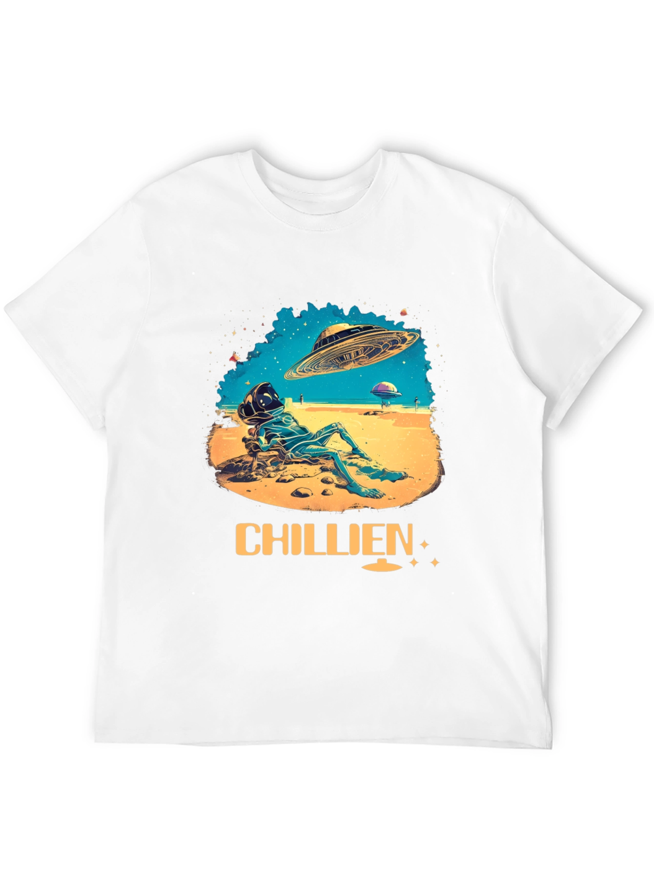 Chillien Alien T-Shirt - Relaxed UFO Design