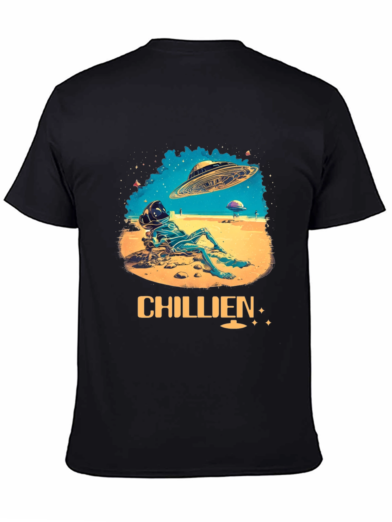 Chillien Alien T-Shirt - Relaxed UFO Design