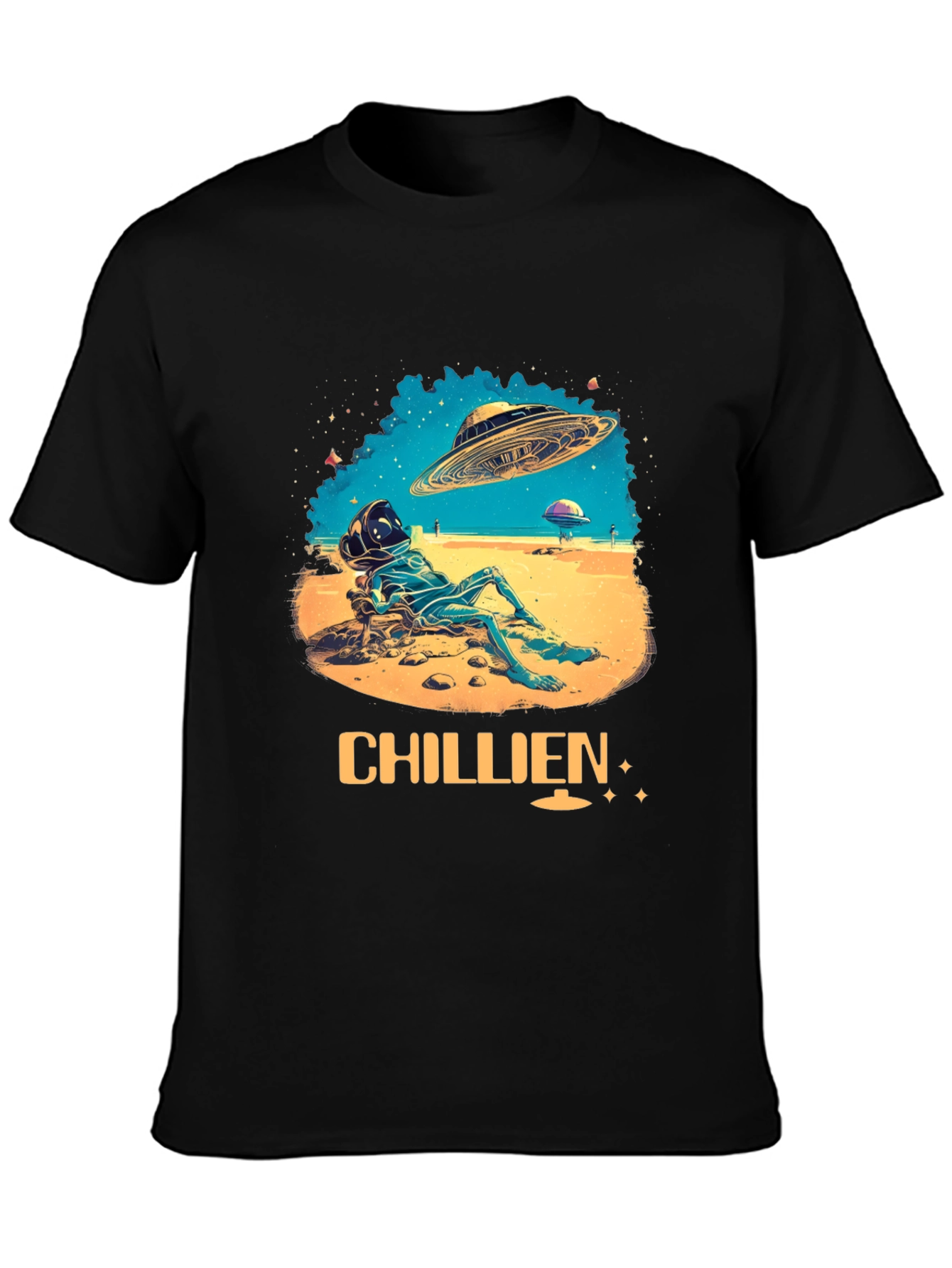 Chillien Alien T-Shirt - Relaxed UFO Design