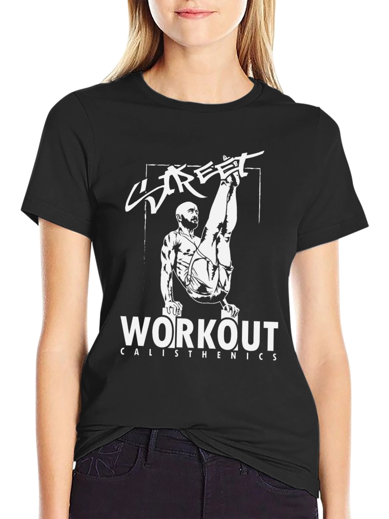 Street Workout Calisthenics Graphic Tee