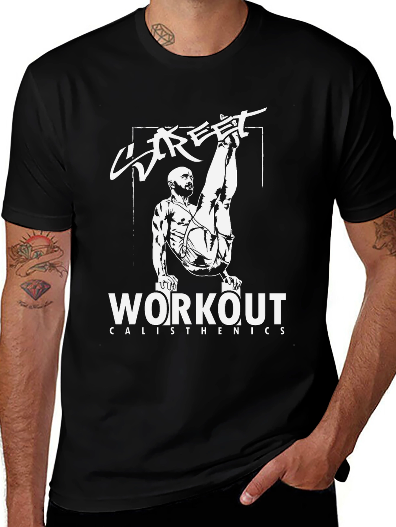 Street Workout Calisthenics Graphic Tee
