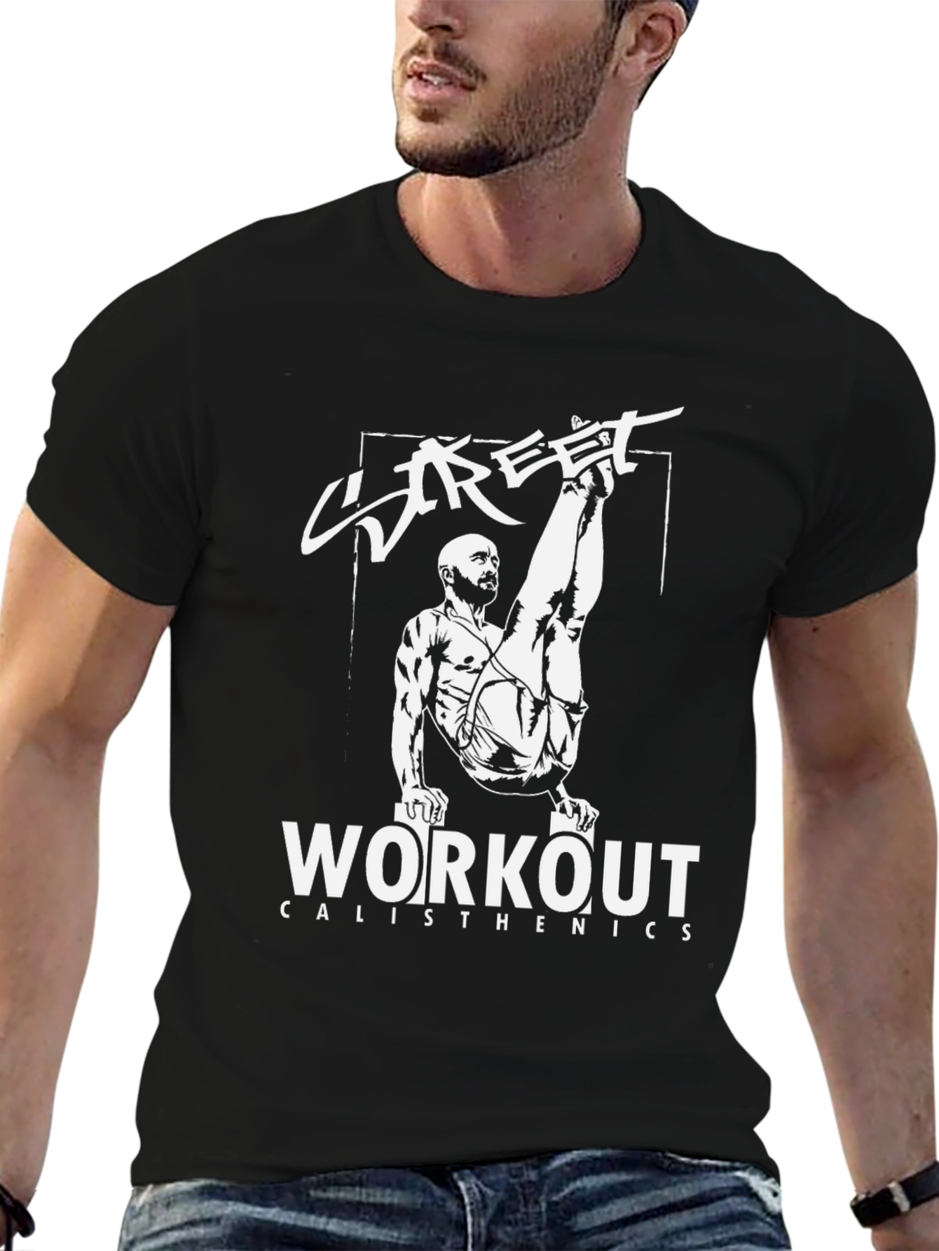 Street Workout Calisthenics Graphic Tee