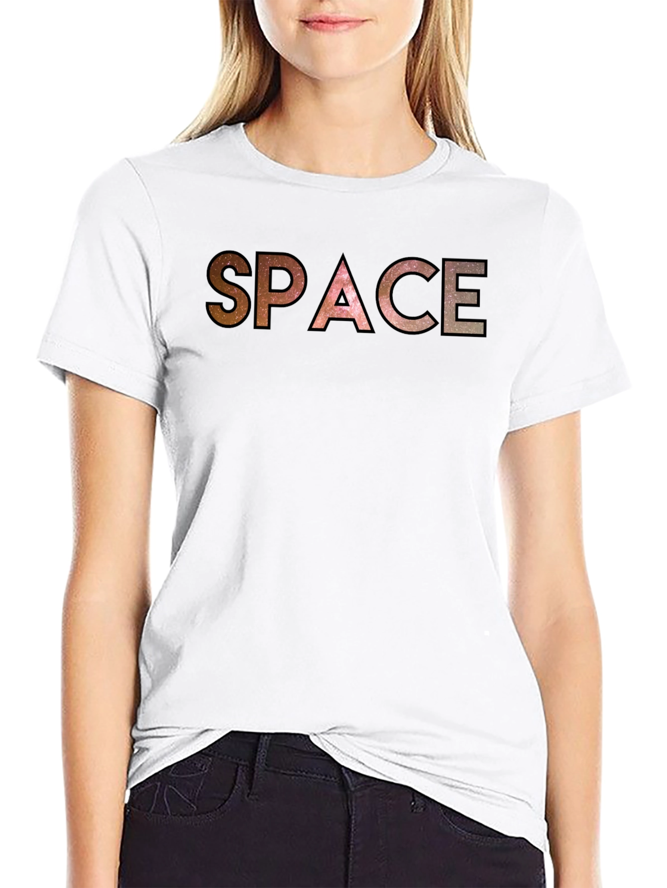 Space Galaxy T-Shirt - Black Tee
