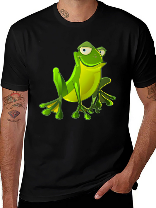 Frog Graphic Tee - Ribbiting Style!