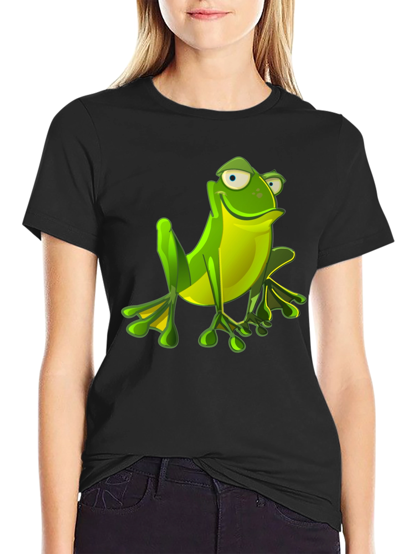 Frog Graphic Tee - Ribbiting Style!