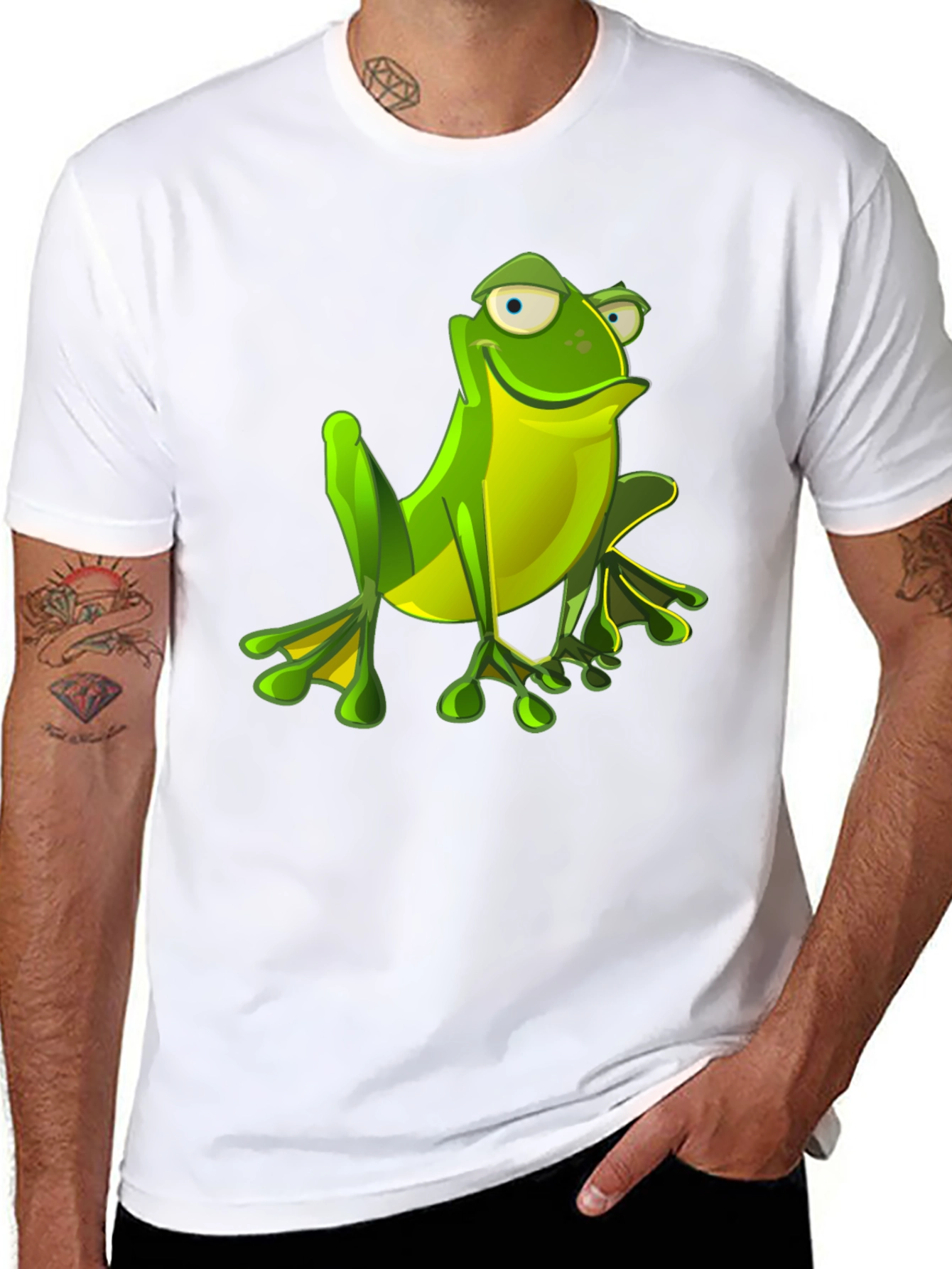 Frog Graphic Tee - Ribbiting Style!
