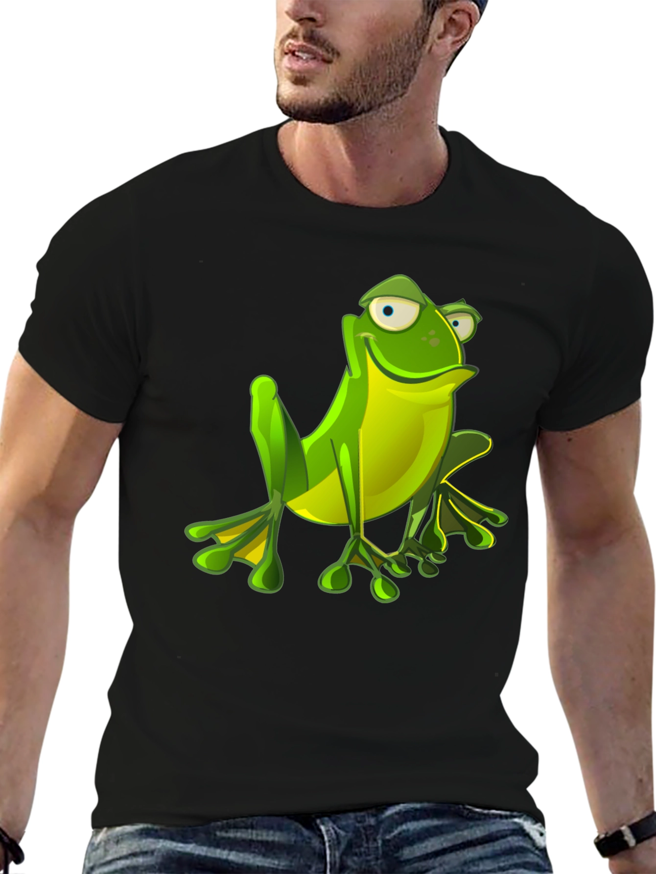 Frog Graphic Tee - Ribbiting Style!