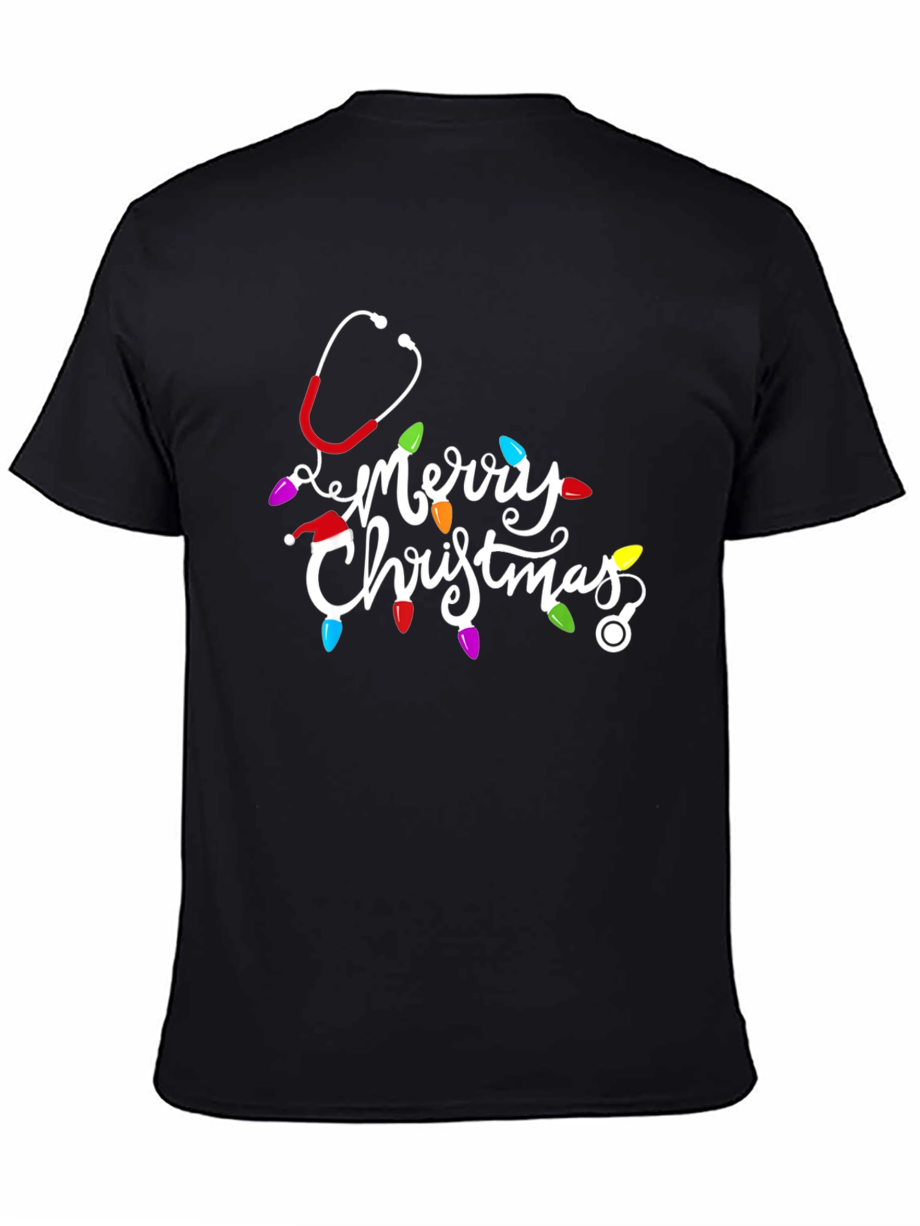 Merry Christmas Nurse Stethoscope T-Shirt