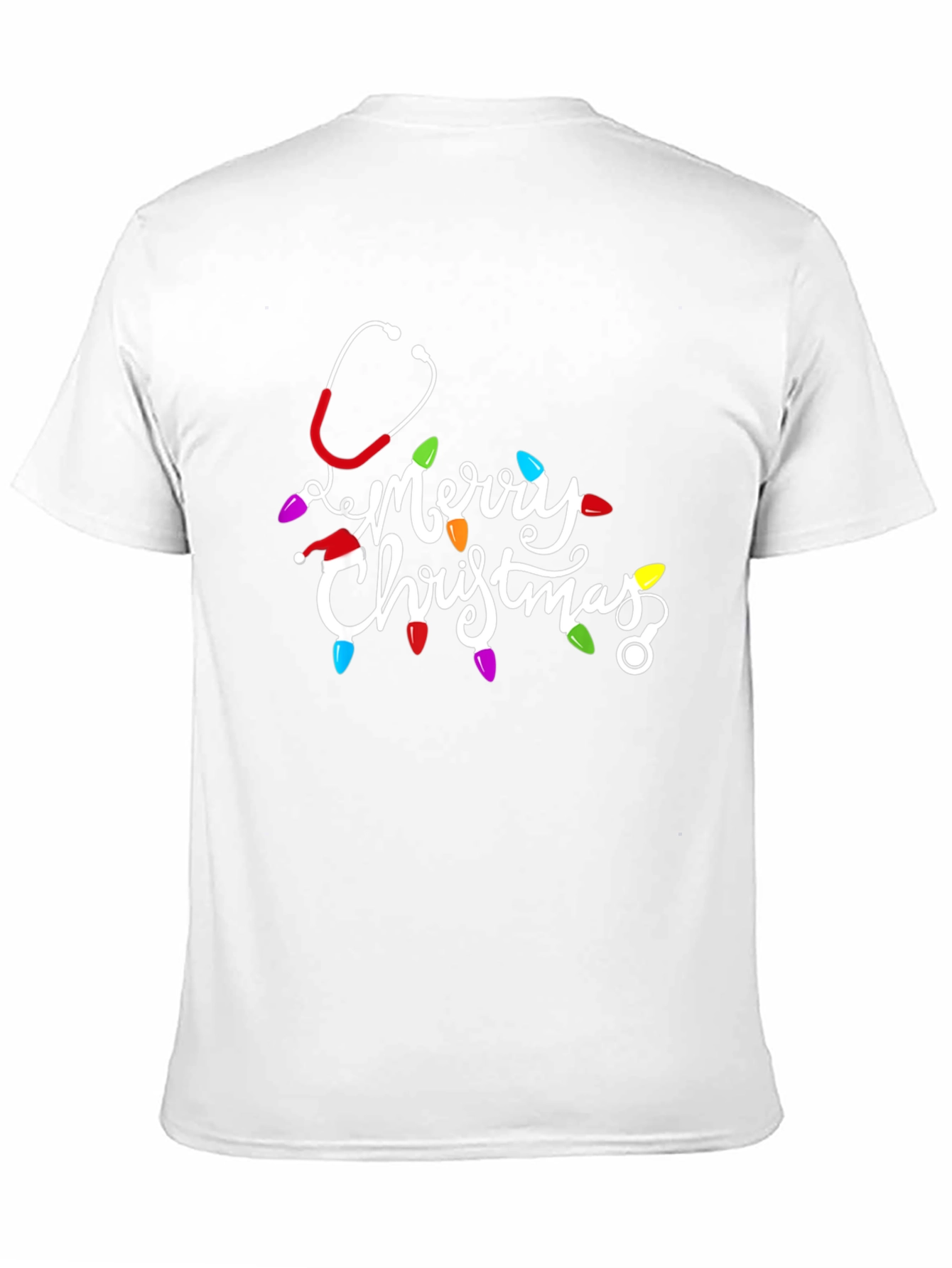 Merry Christmas Nurse Stethoscope T-Shirt