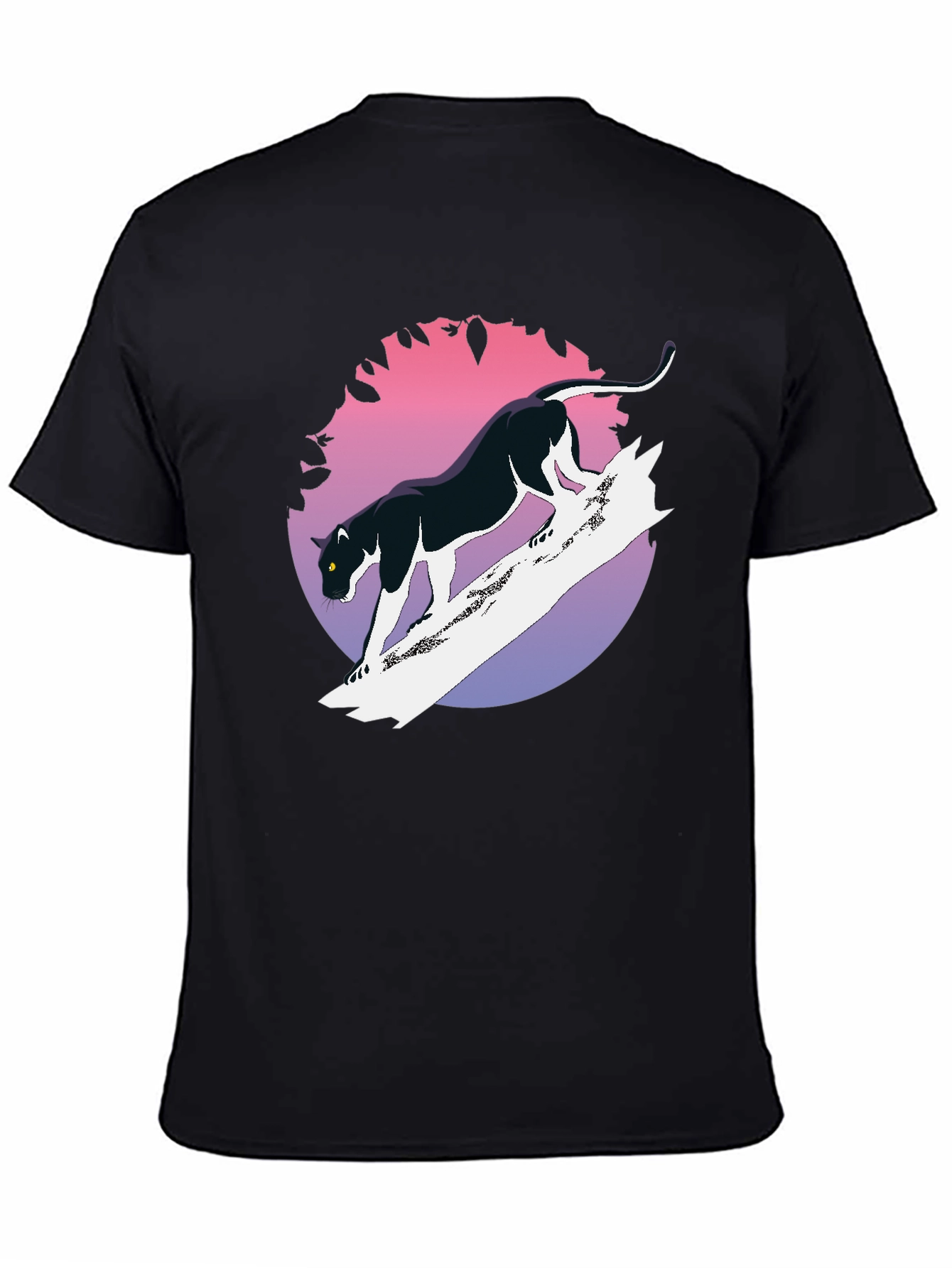 Black Panther Graphic Tee - Retro Style