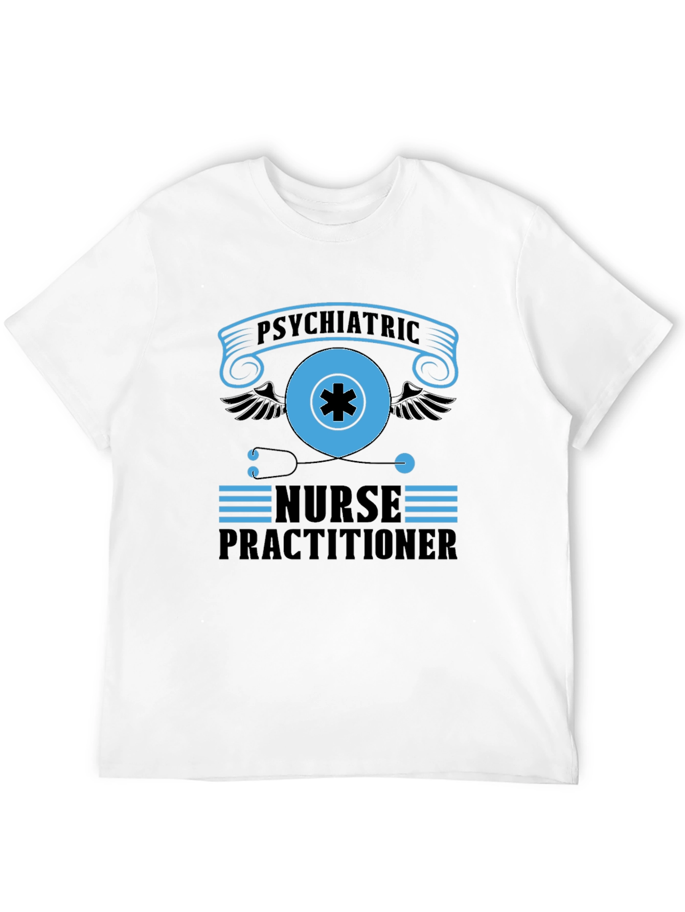 Psychiatric Nurse Practitioner Black T-Shirt